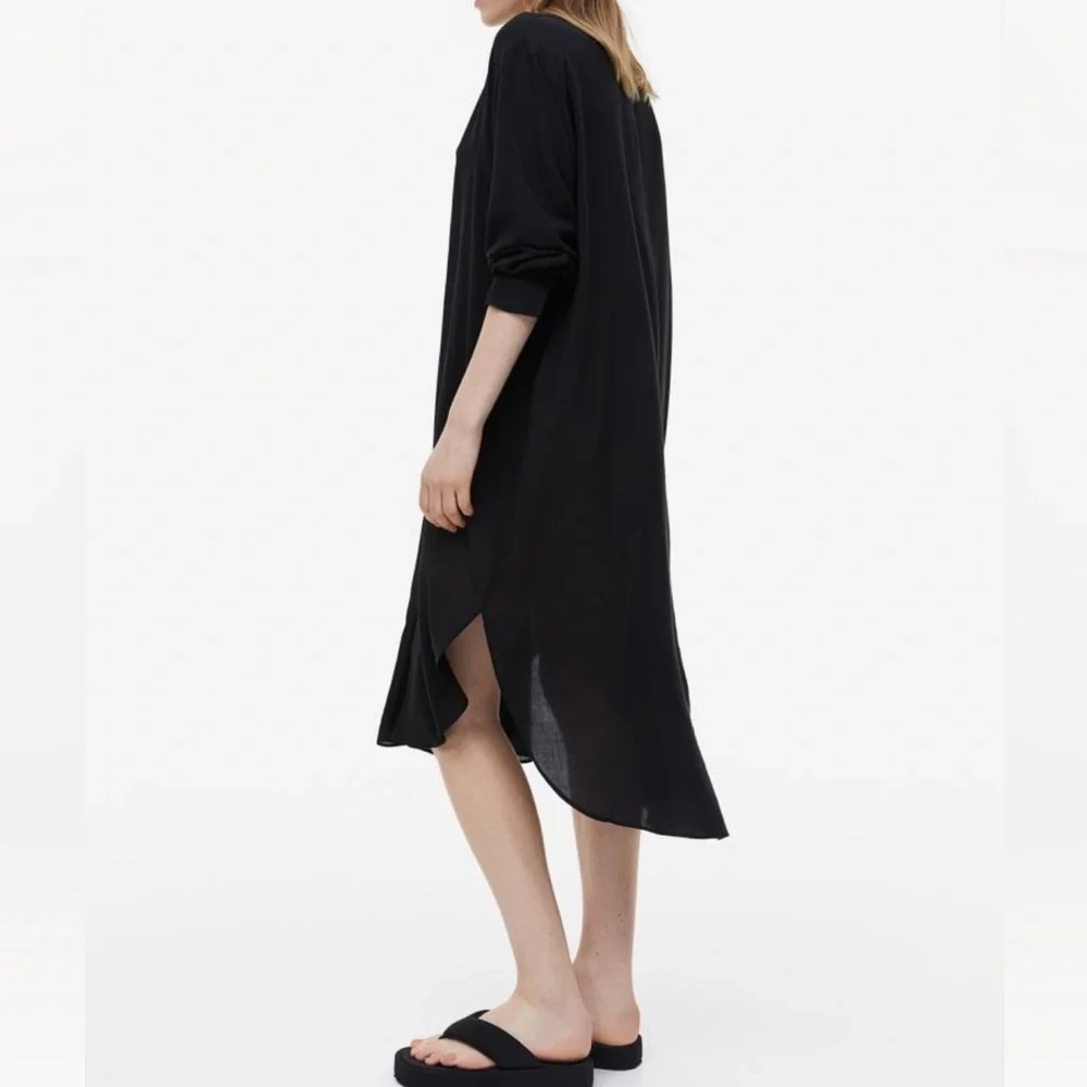 H&M Lyocell-blend shirt dress | NWOT - Picture 6 of 11